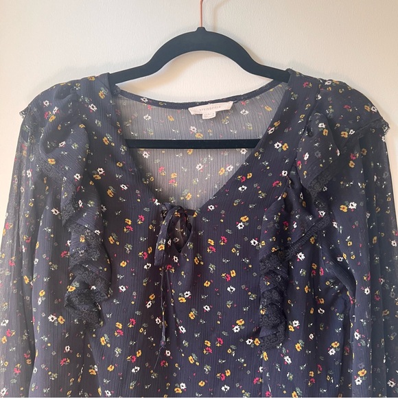 Vintage navy blue top - Picture 2 of 9